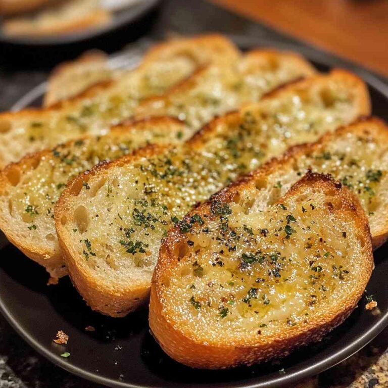 Garlic Bread with Sliced Bread