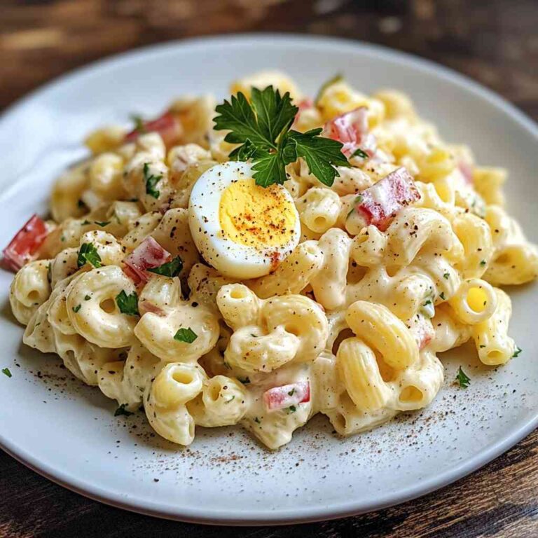 Delightful Macaroni Salad with Hard-Boiled Eggs