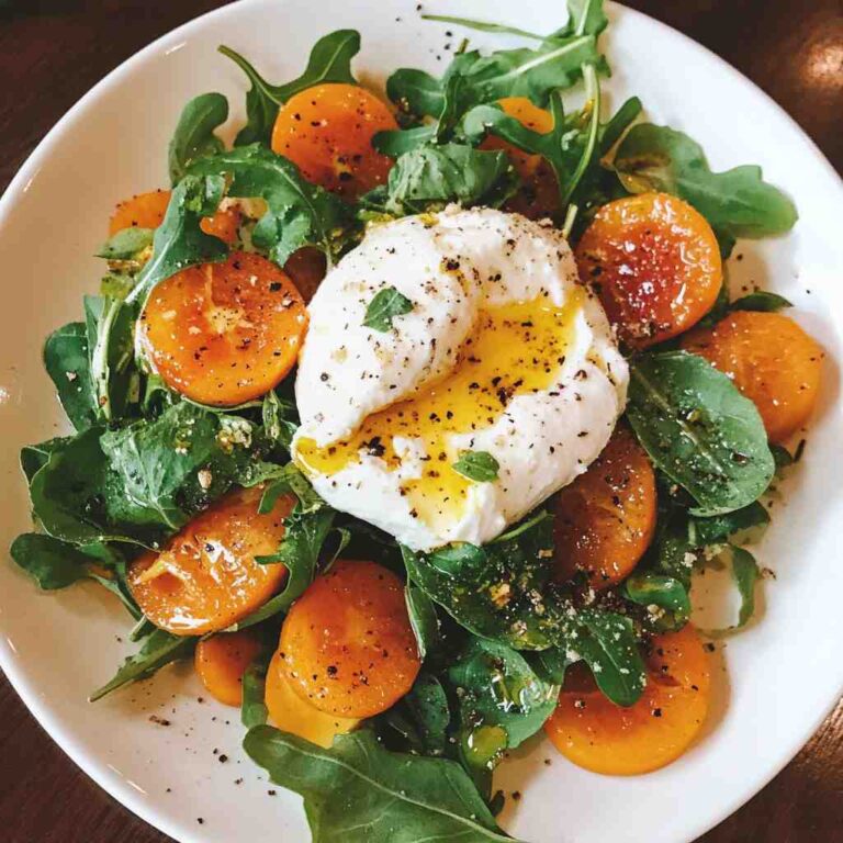 Persimmon Burrata Salad