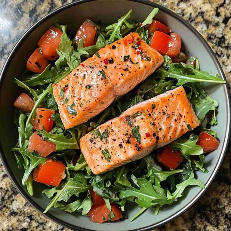 Salmon and Arugula Salad