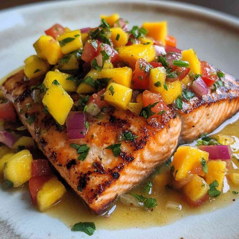 Salmon with Mango Salsa