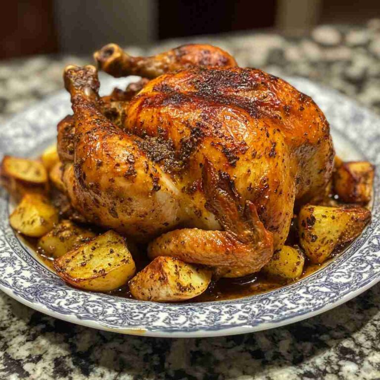 Juicy Whole Roasted Chicken