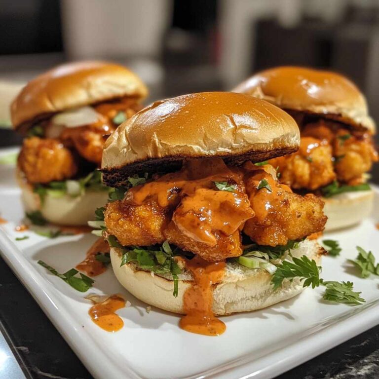 Hearty, Quick Bang Bang Chicken Sliders Recipe