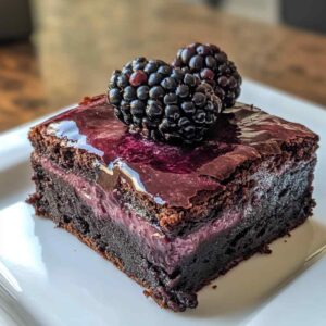 The Ultimate Blackberry Cheesecake Brownies Recipe