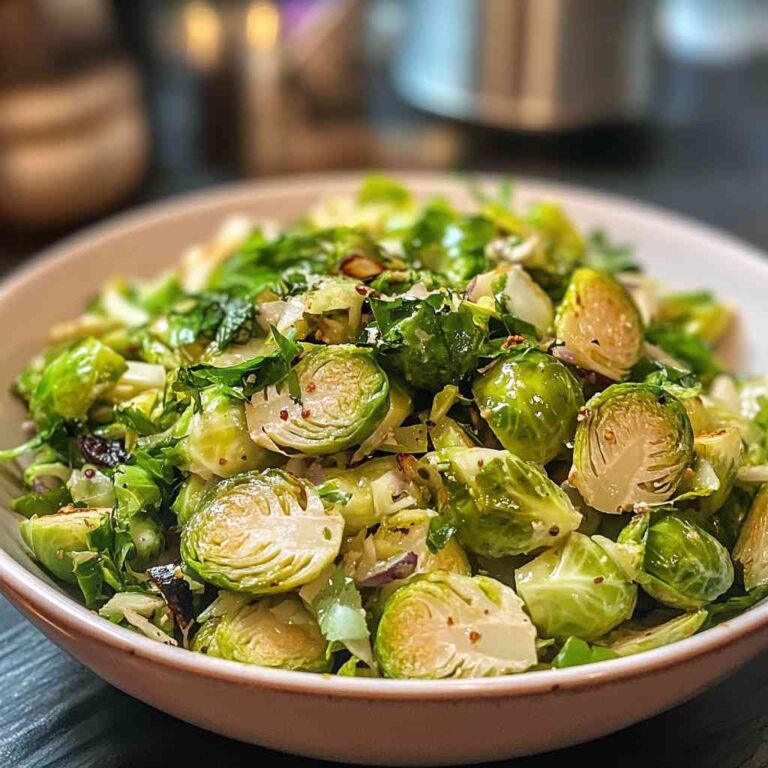 Healthy Brussel Sprout Salad Recipe