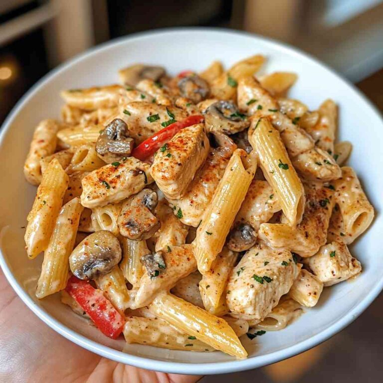 Healthy Creamy Cajun Chicken Pasta Recipe