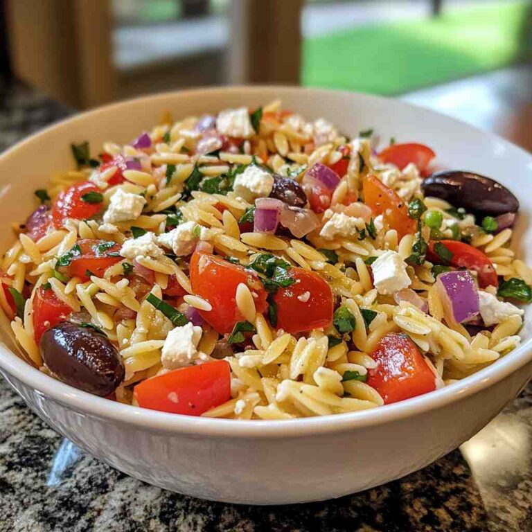 The Ultimate Greek Orzo Pasta Salad