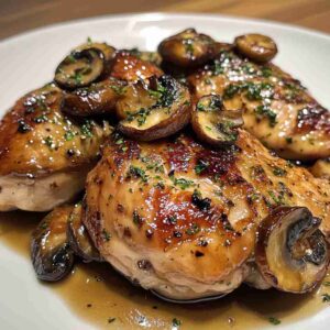 Simple Rotisserie Chicken and Mushroom Recipe