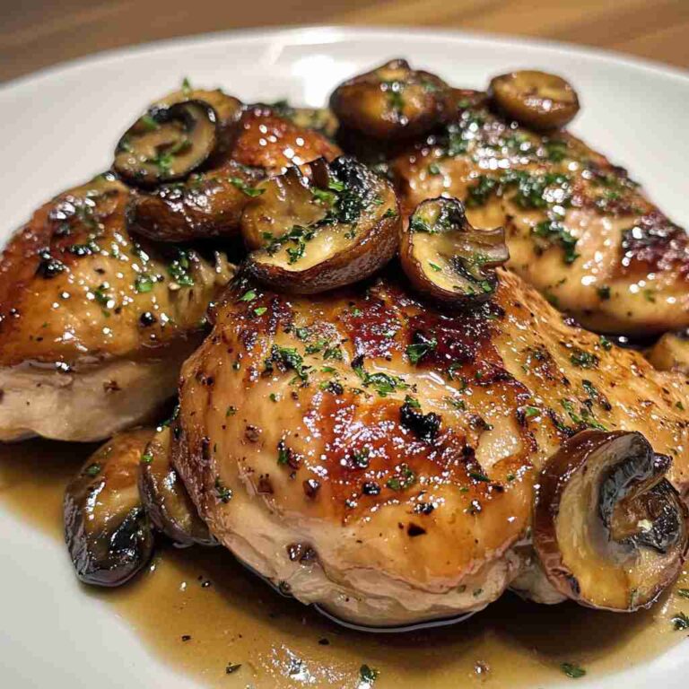 Simple Rotisserie Chicken and Mushroom Recipe