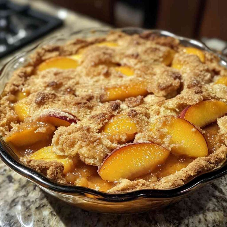 Classic Southern Peach Cobbler Recipe