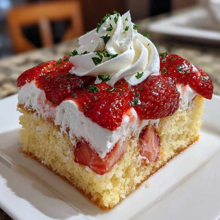 The Ultimate Healthy Strawberry Tres Leches Cake