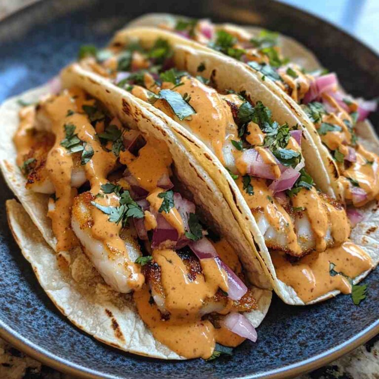 Quick & Healthy Baja Fish Tacos Sauce