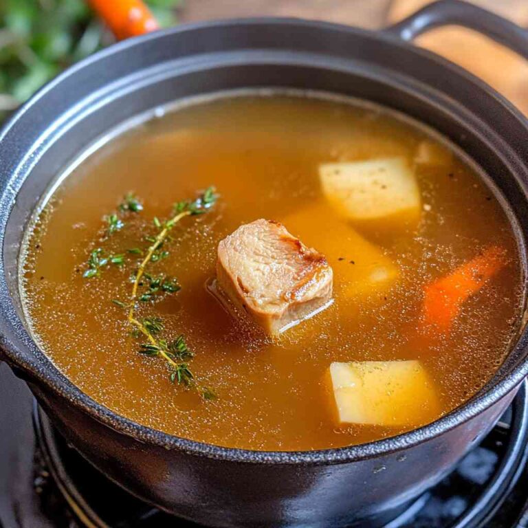 Classic 30-Minute Bone Broth Recipe
