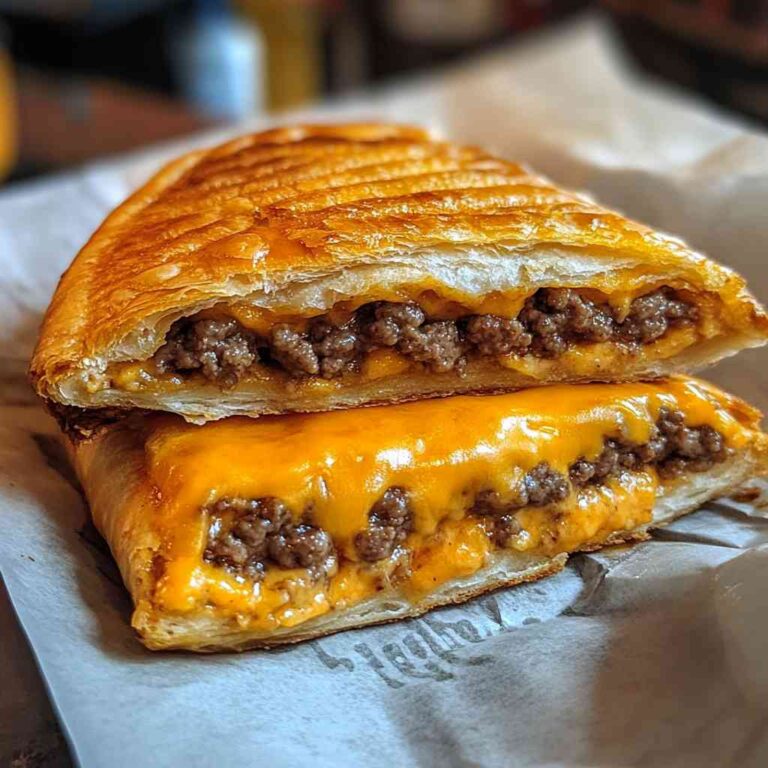 Homemade, Hearty Cheeseburger Hot Pockets