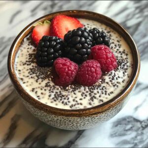 Authentic Chia Seed Pudding with Coconut Milk