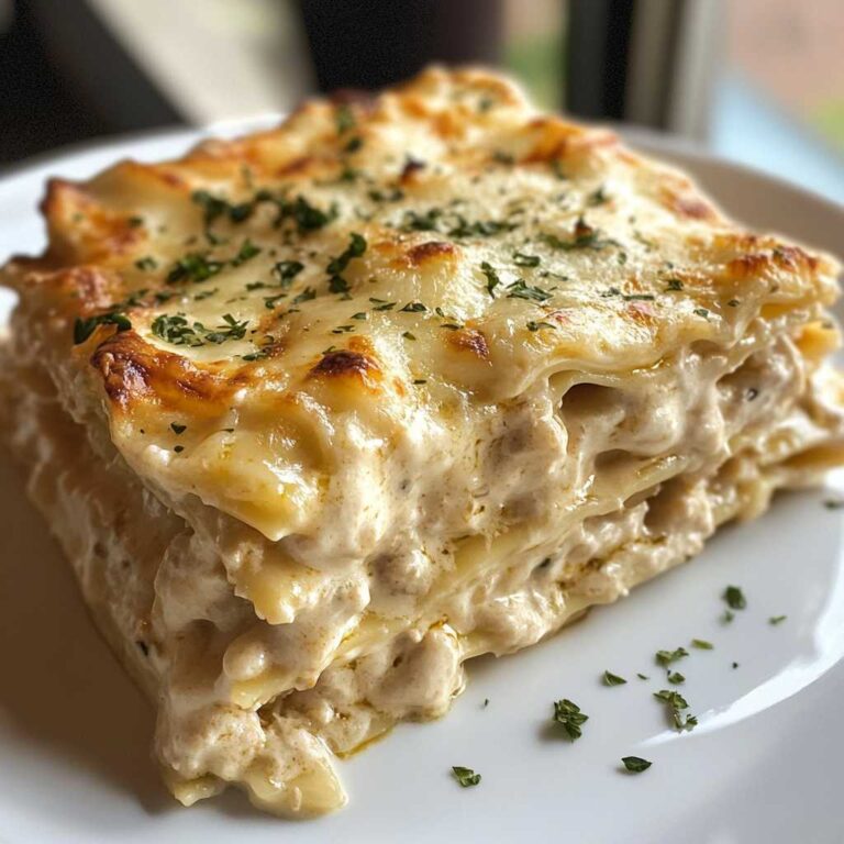 The Perfect Chicken Alfredo Lasagna