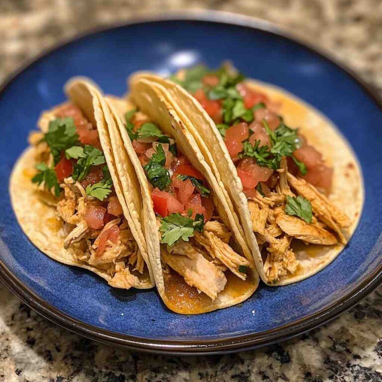 The Perfect Authentic Crockpot Chicken Tacos