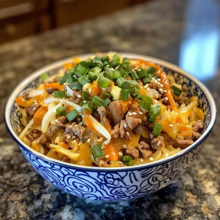 Crowd-Pleasing Egg Roll in a Bowl Recipe