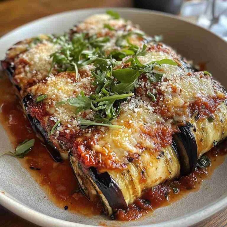 Hearty, Authentic Eggplant Rollatini