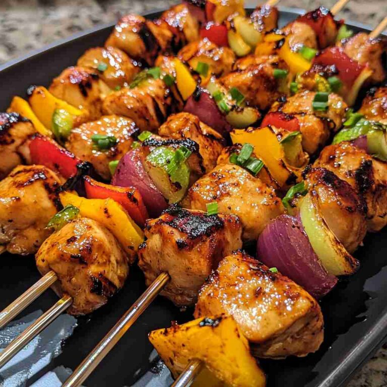 Flavorful Hawaiian Chicken Kabobs