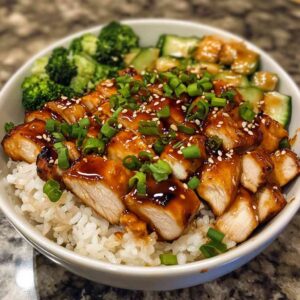 Flavorful and Healthy Honey Chipotle Chicken Rice Bowl