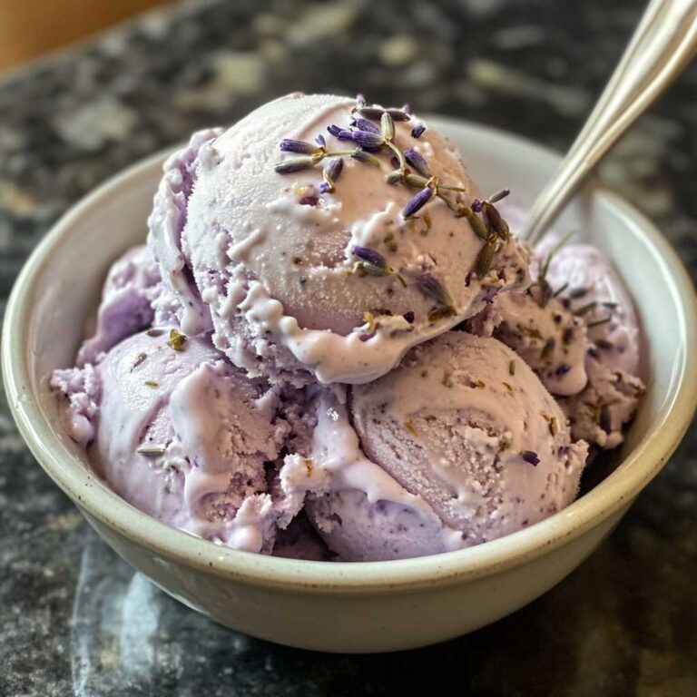 Quick and Easy Lavender Ice Cream Recipe