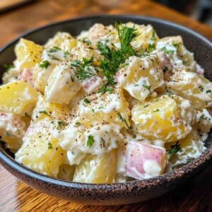 Homemade Quick Potato Salad Without Mayonnaise