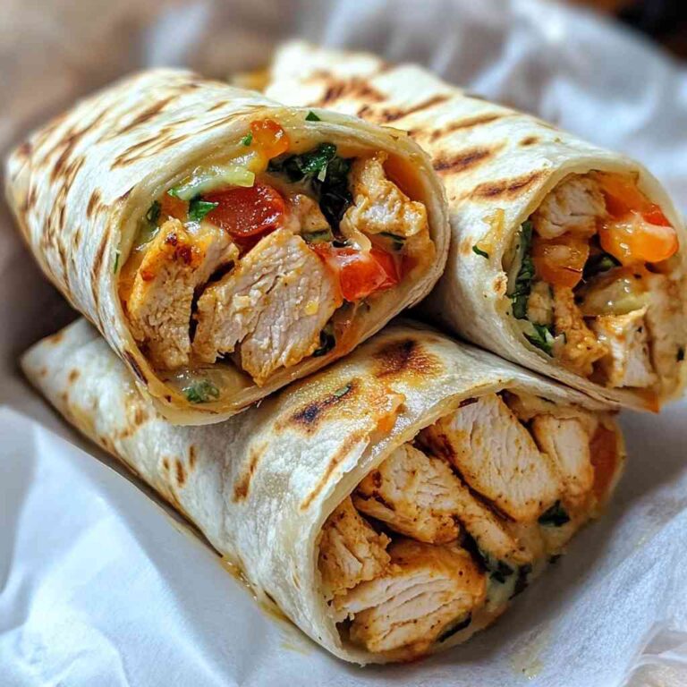 Healthy Ranch Chicken Wraps Tortillas