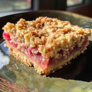 Delicious Rhubarb Dump Cake