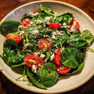 The Perfect Spinach and Arugula Salad