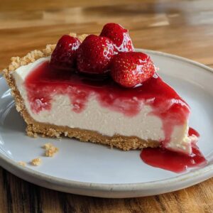 The Perfect Strawberry Cheesecake Topping