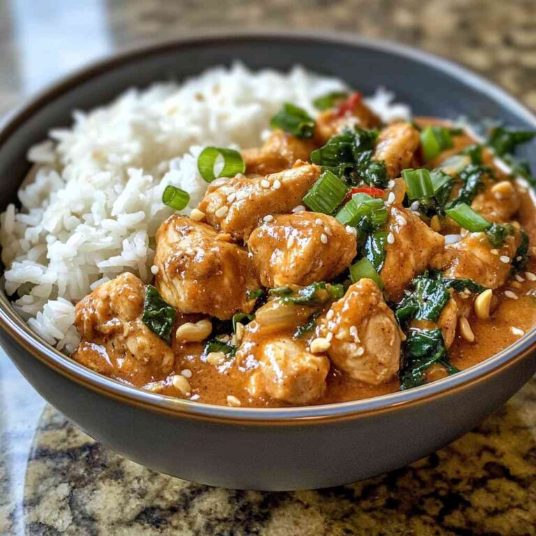 Quick 30-Minute Thai Peanut Chicken