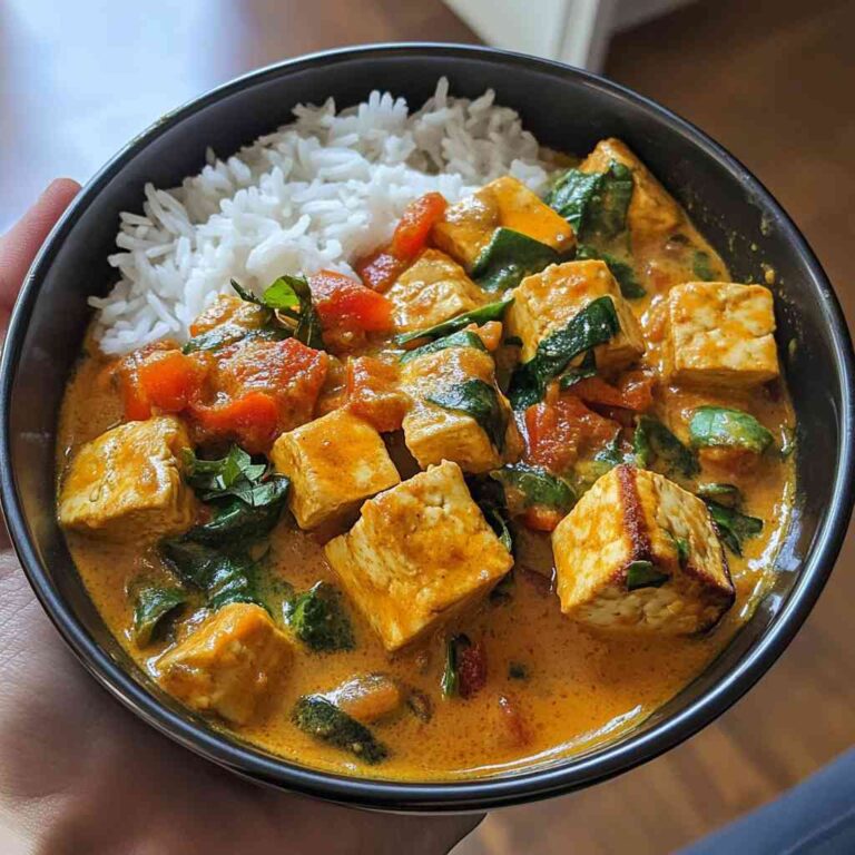 Easy and Perfect Tofu Coconut Curry