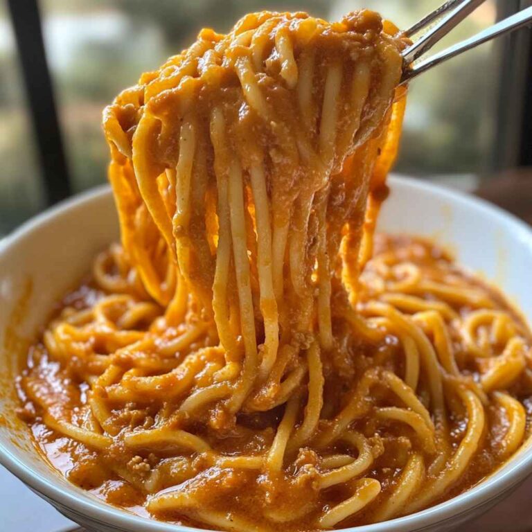 Simple, Homemade Viral TikTok Spaghetti