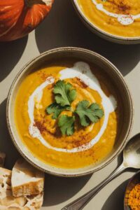 Authentic and Simple Curried Pumpkin Soup Recipe