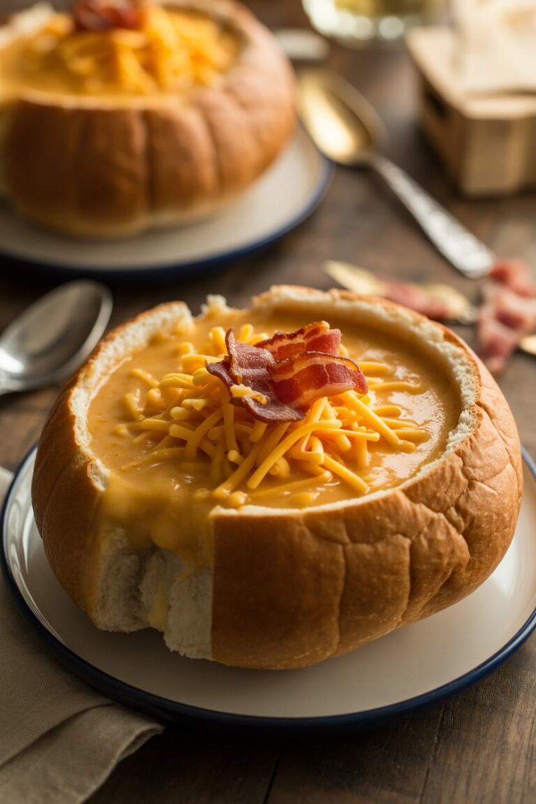 Authentic Pumpkin Beer Cheese Soup