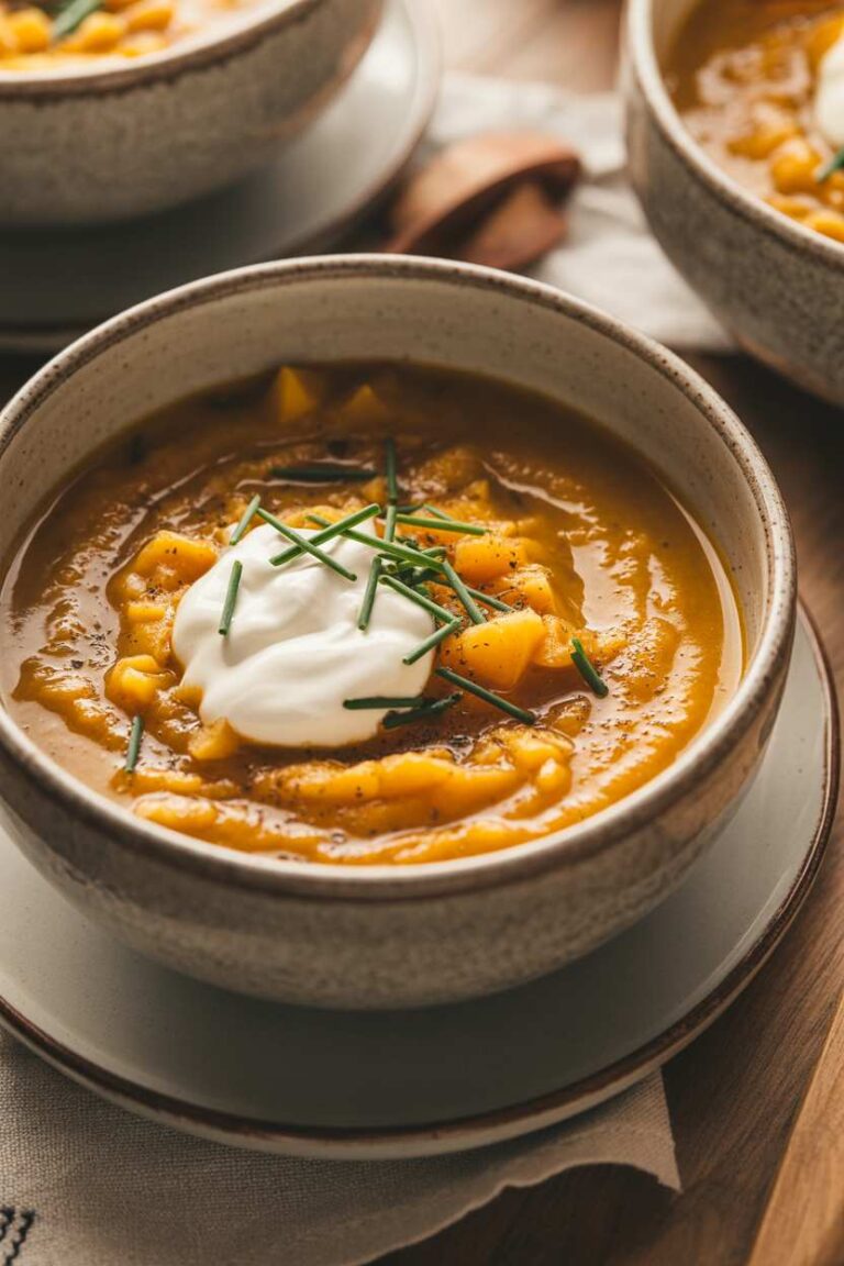🍁 Hearty, Quick Pumpkin Potato Soup