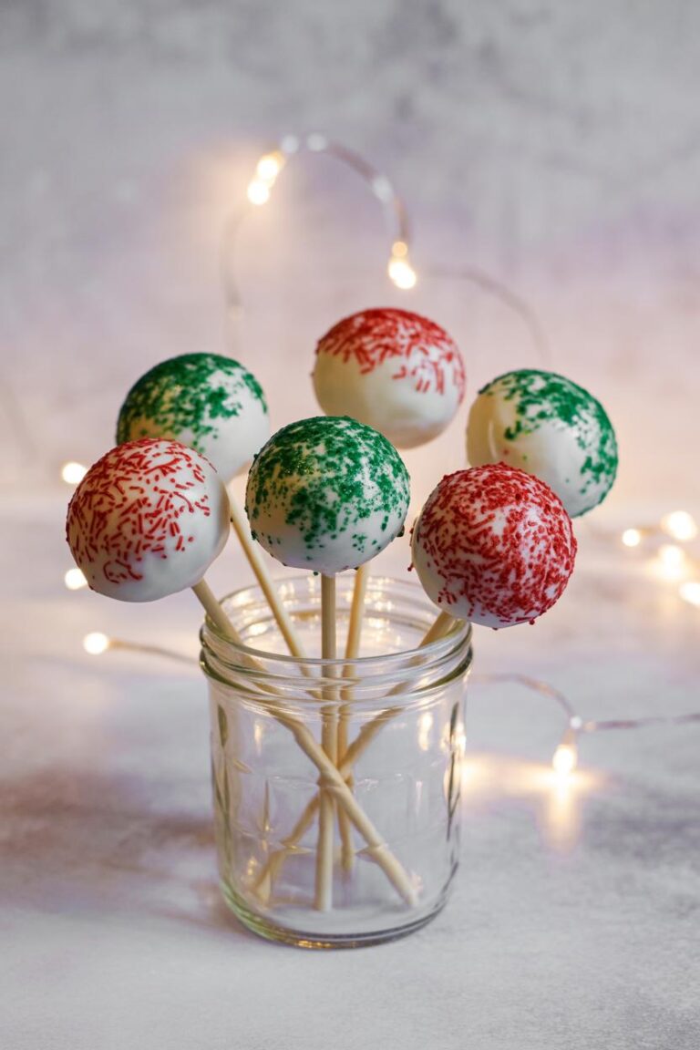 🎄 The Perfect, Flavorful Christmas Cake Pops Recipe