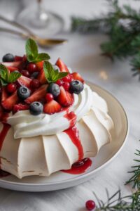 🎄 Simple Christmas Pavlova Recipe