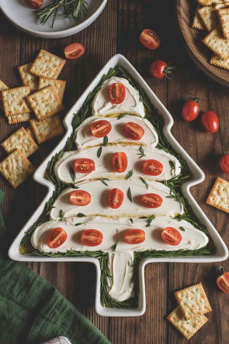 🎄 Hearty Christmas Tree Dip Recipe