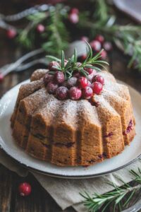 🎄 Easy Cranberry Christmas Cake Recipe