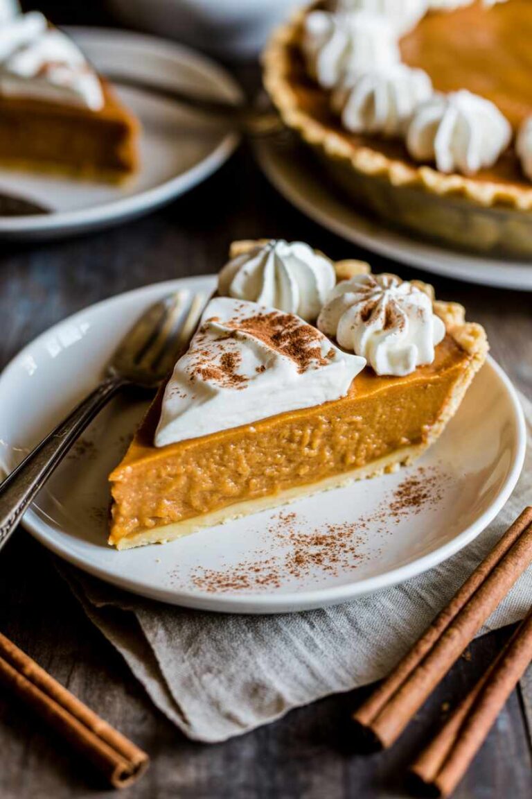 Homemade, Classic Pumpkin Pie Recipe with Graham Cracker Crust
