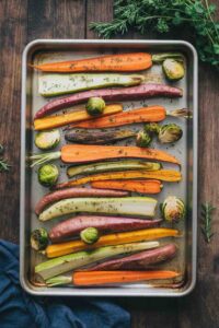 Classic & Healthy Roasted Vegetables Thanksgiving Recipe