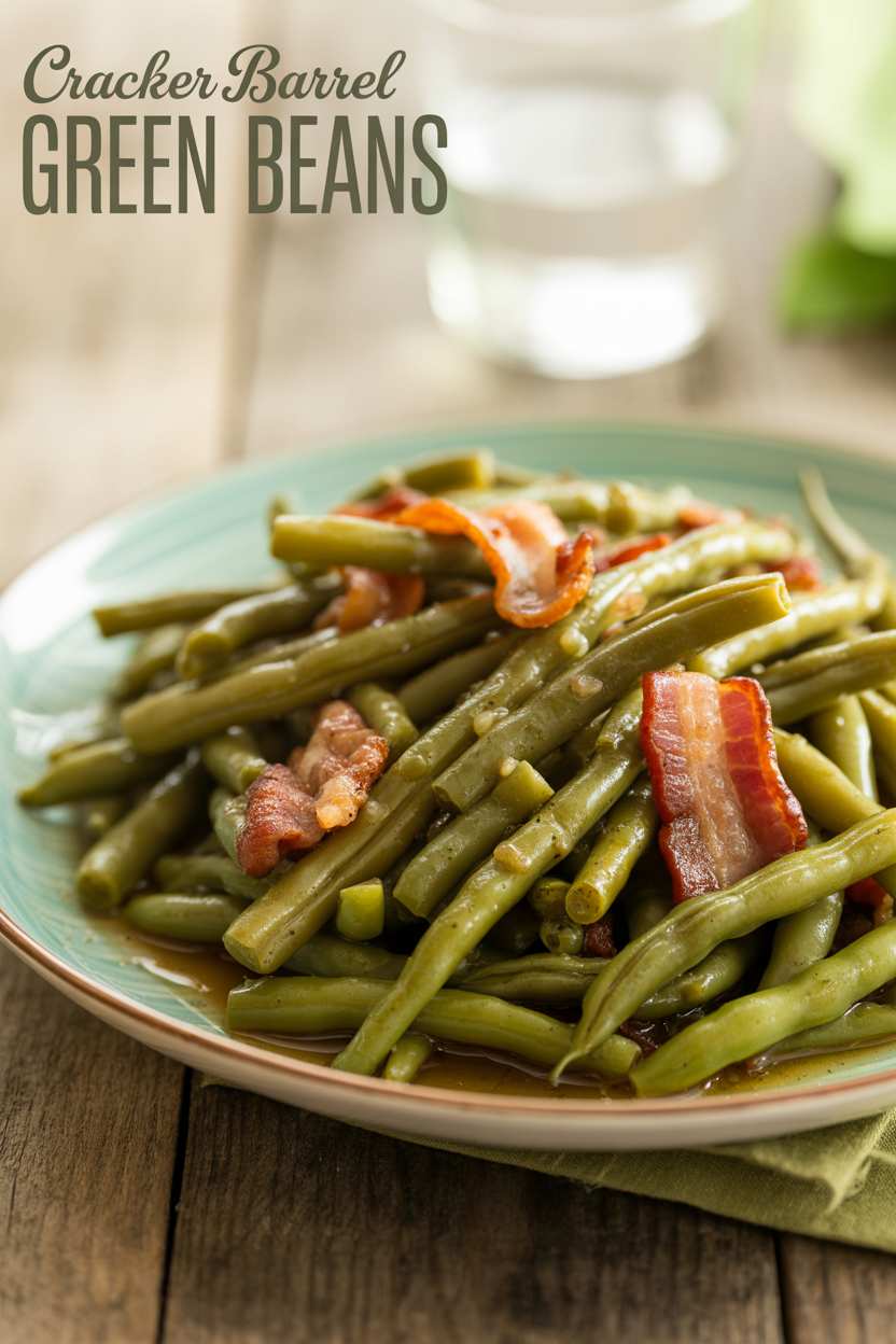Terrific Cracker Barrel Green Bean Recipe Photos