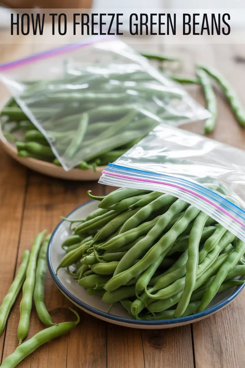 How to Freeze Green Beans - Easy Step-by-Step Guide to Preserve Fresh ...