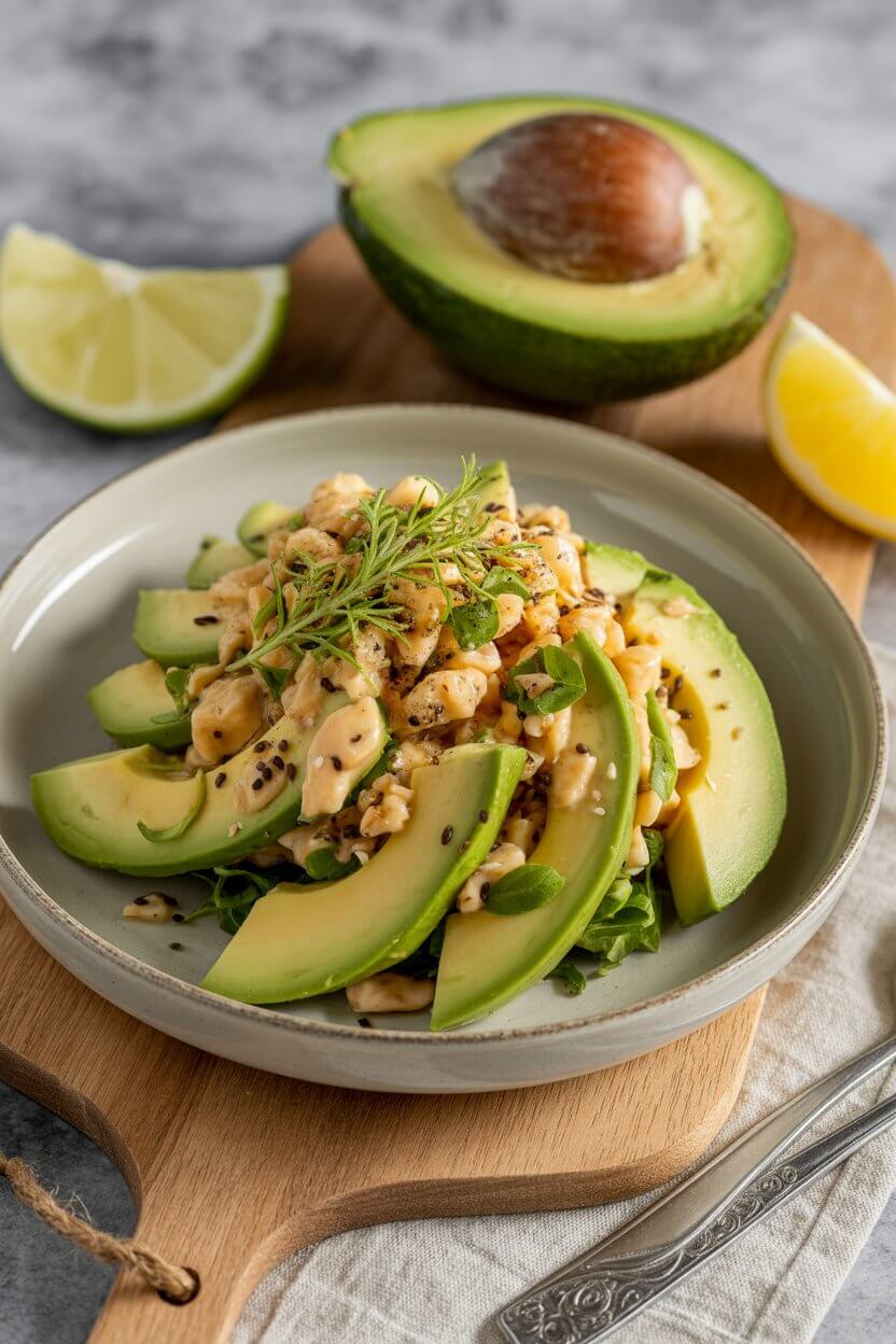 kani salad with avocado - Taste Tested Recipes